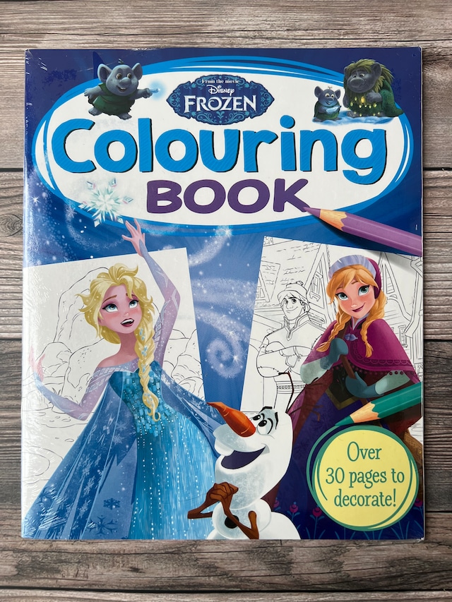 【英語絵本】Frozen Colouring Book