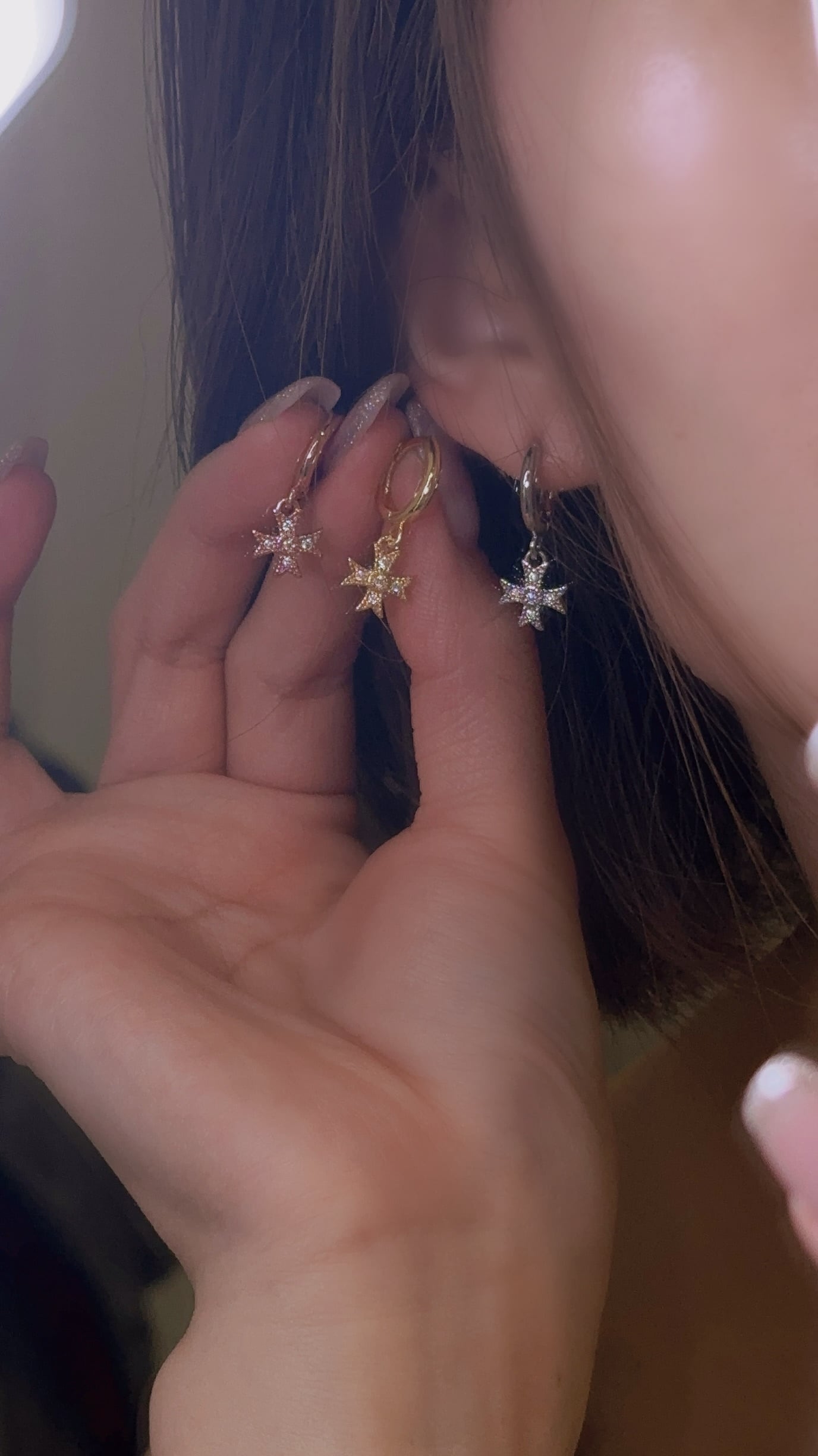 アクセサリー Mi swing cross pierce | milcy（ミルシー） 大人フェミニンアクセサリー