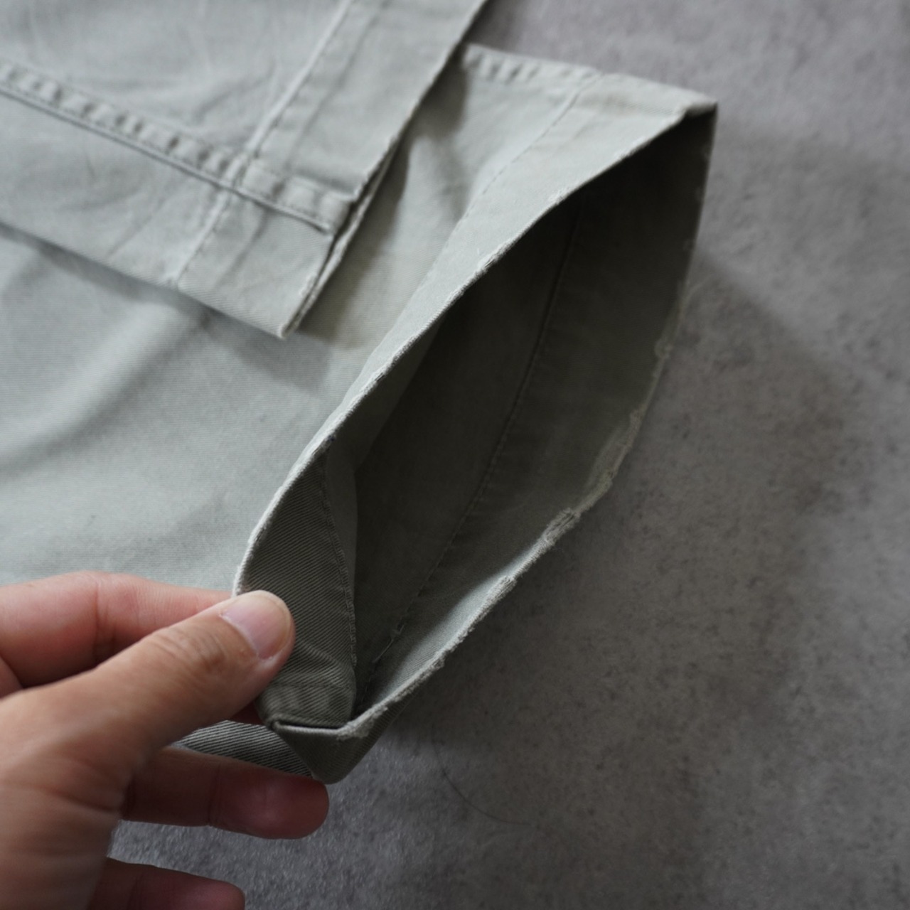 Polo by Ralph Lauren Military-inspired chino trousers sage green W34L32 古着 - 12