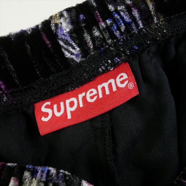 Size【S】 SUPREME シュプリーム 19AW Floral Velour Short Black