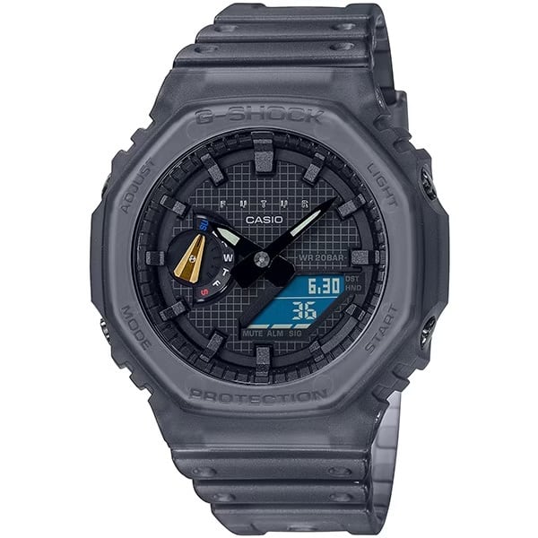 限定品☆カシオ G-SHOCK GA-2100FT-8AJR FUTURコラボ グレースケルトン 