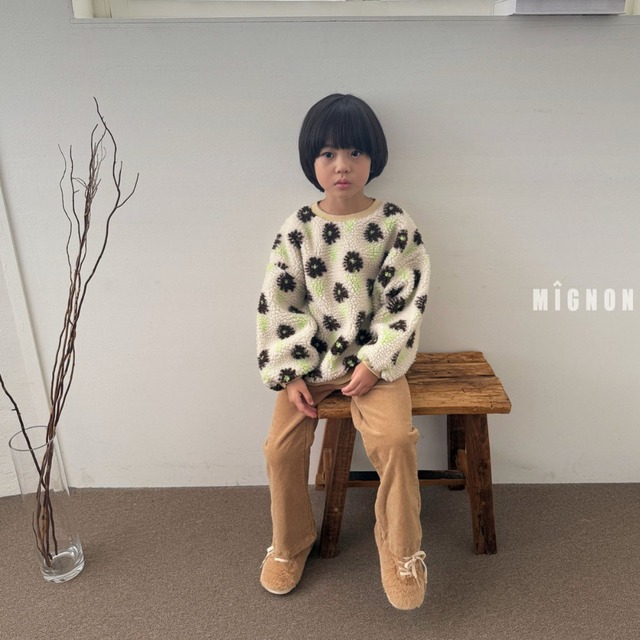 フローラルボアトレーナー 【mignon】