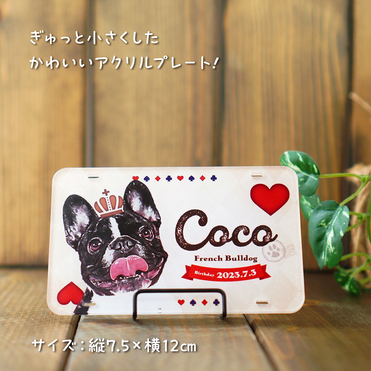 過去データで作る!〉ミニアクリルポスター（7.5×12㎝） | ひまわん