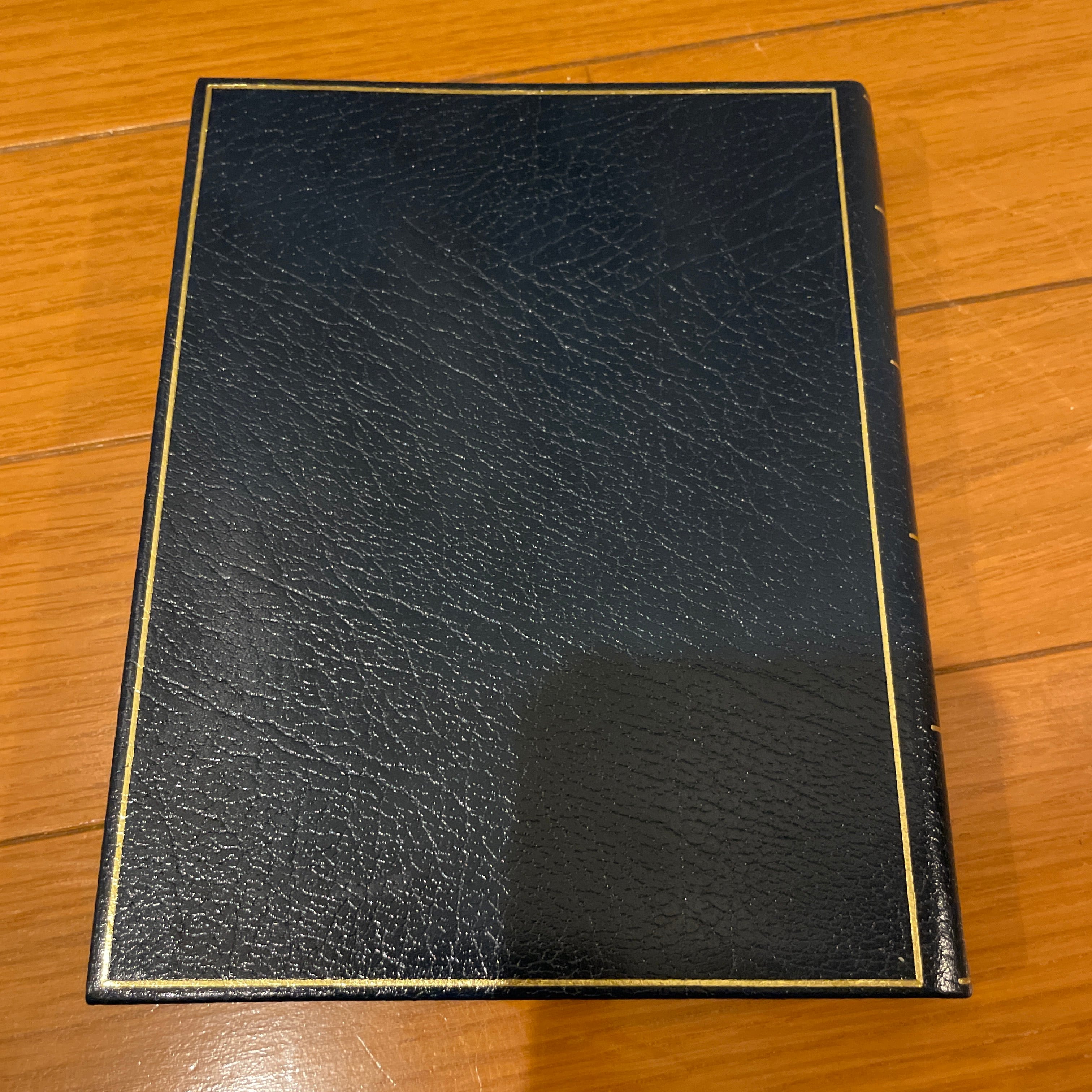 Smythson London Addresses アドレス帳 ネイビー 本革 | Honey Antique