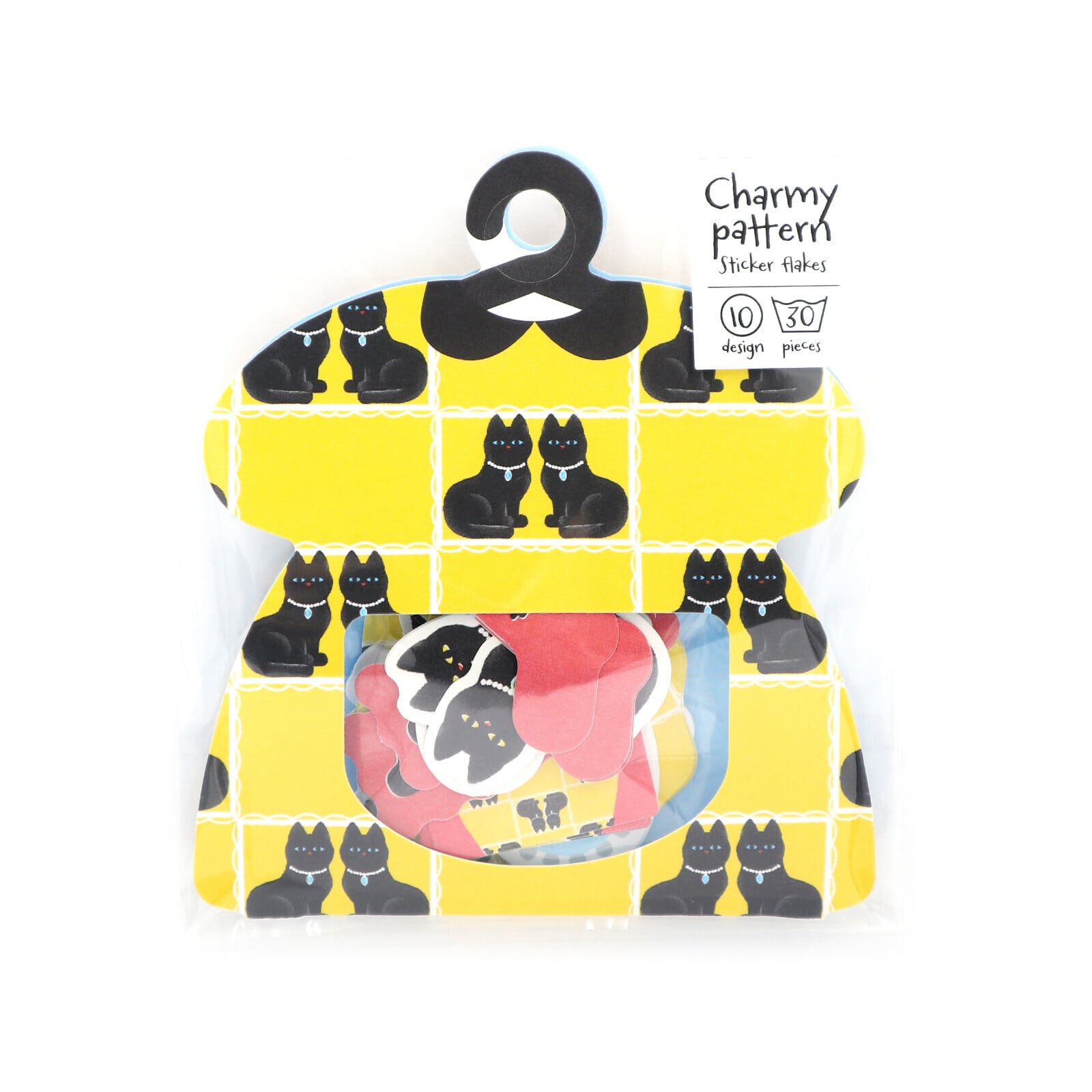 ワールドクラフト cat Charmy patternフレークシール WC04