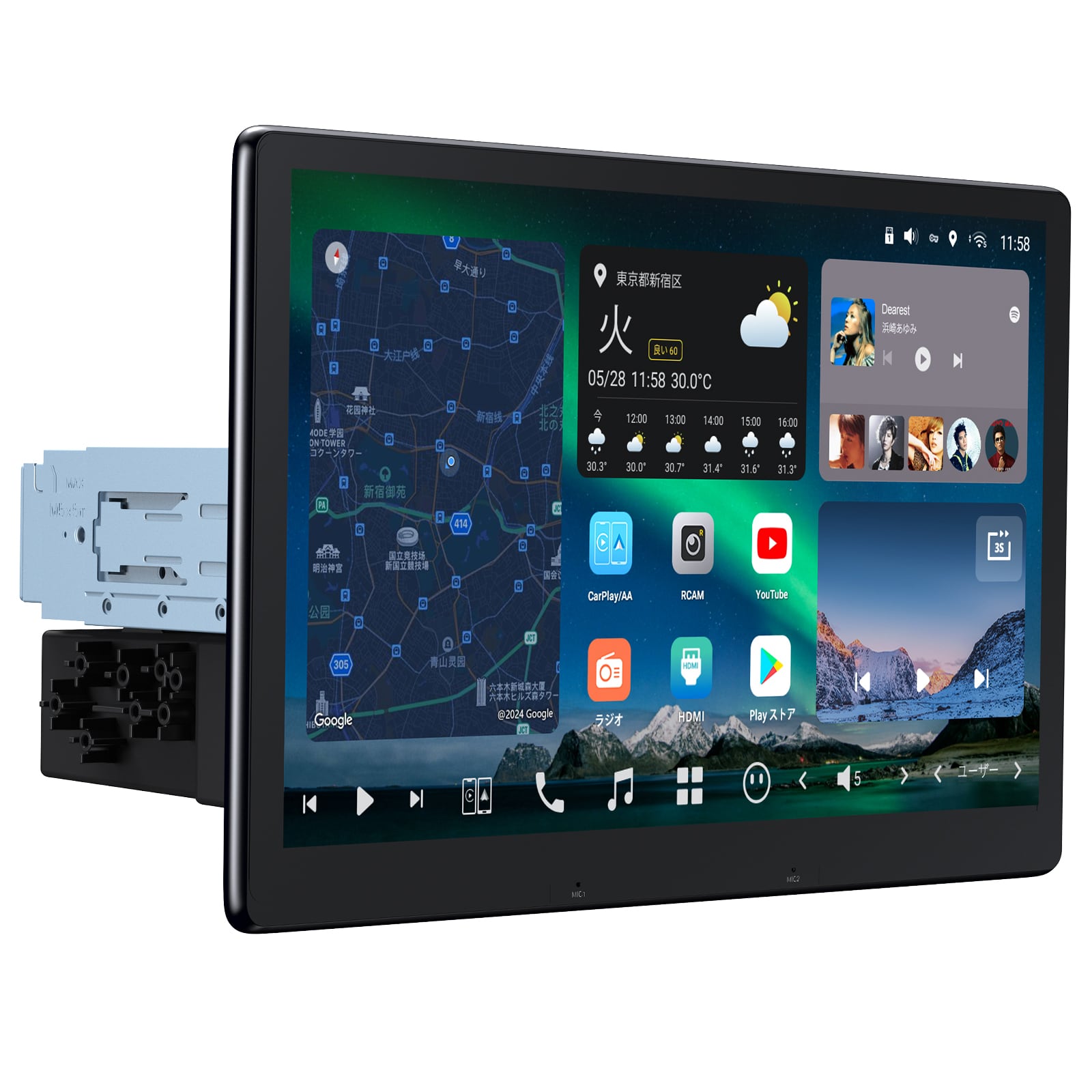 10.1インチ Androidナビ X10G129E】オンライン限定！お得な出張取付費込み 12.9インチ 8G+128G