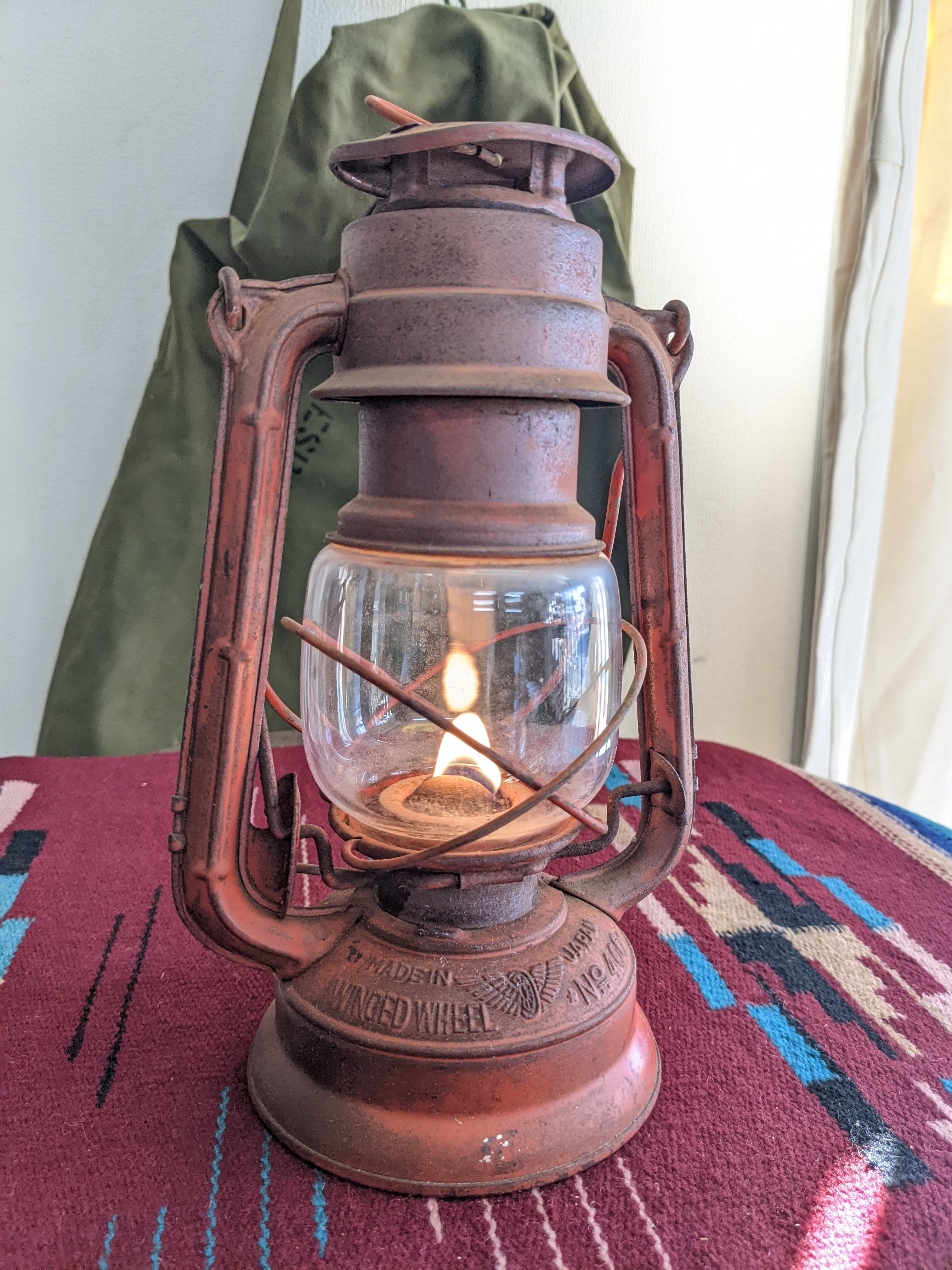 Vintage WingedWheel No400 Lantern Lamp ビンテージ 別所ランプ