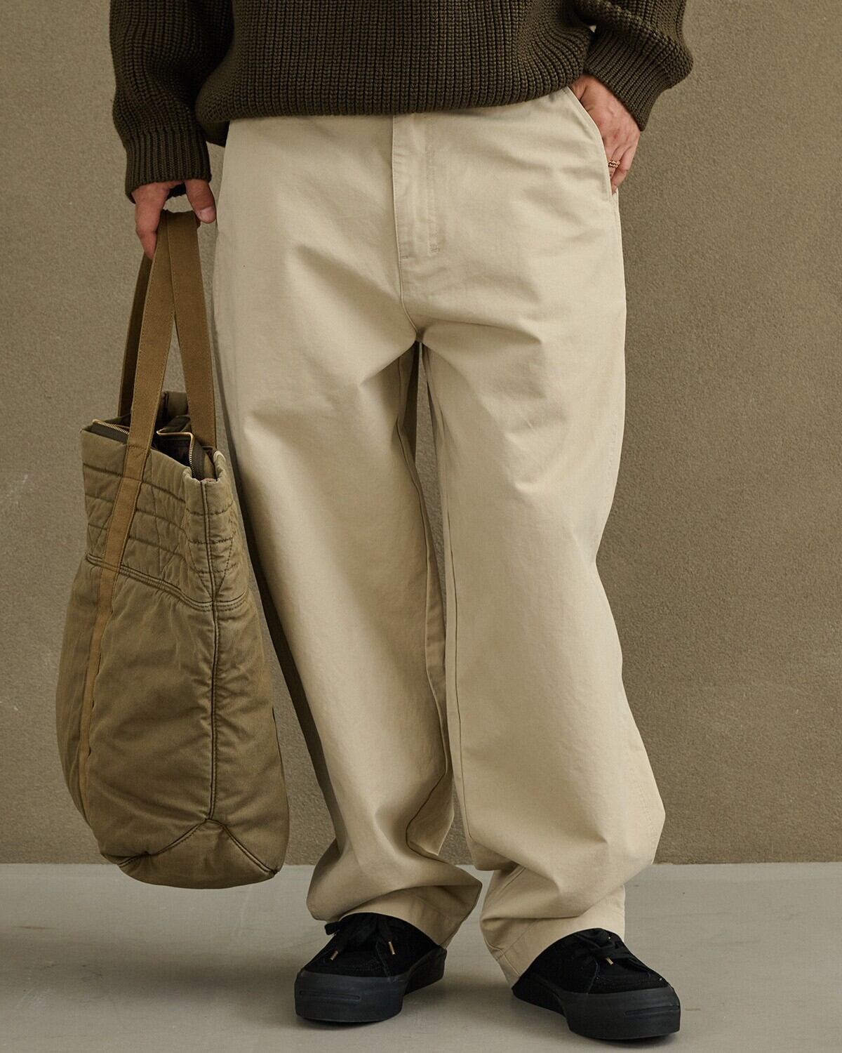 Wide Tapered Full Length Pants x00956 | XPOSE