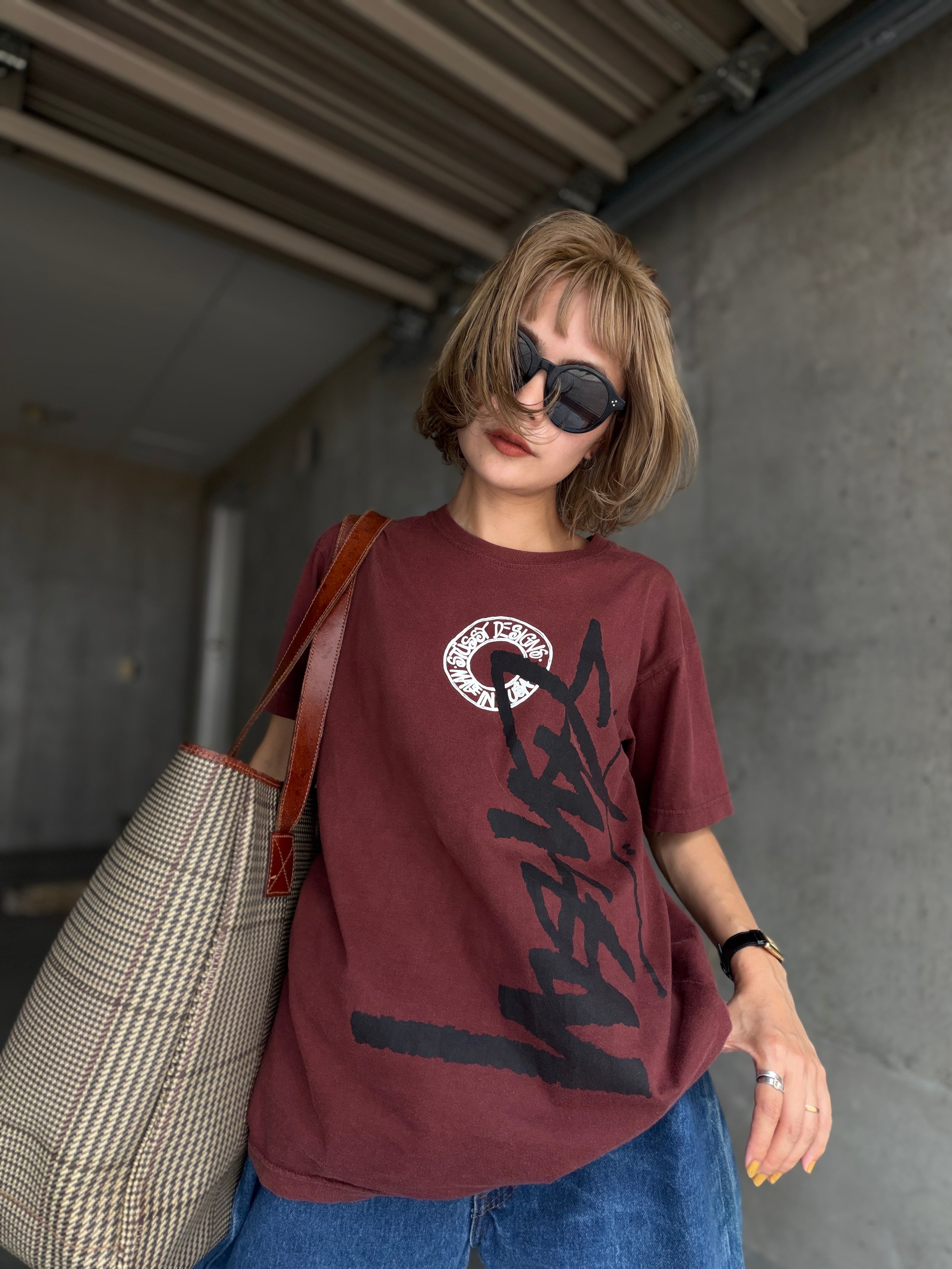 (CS2468)90’s~00’s STUSSY T-shirts made in USA