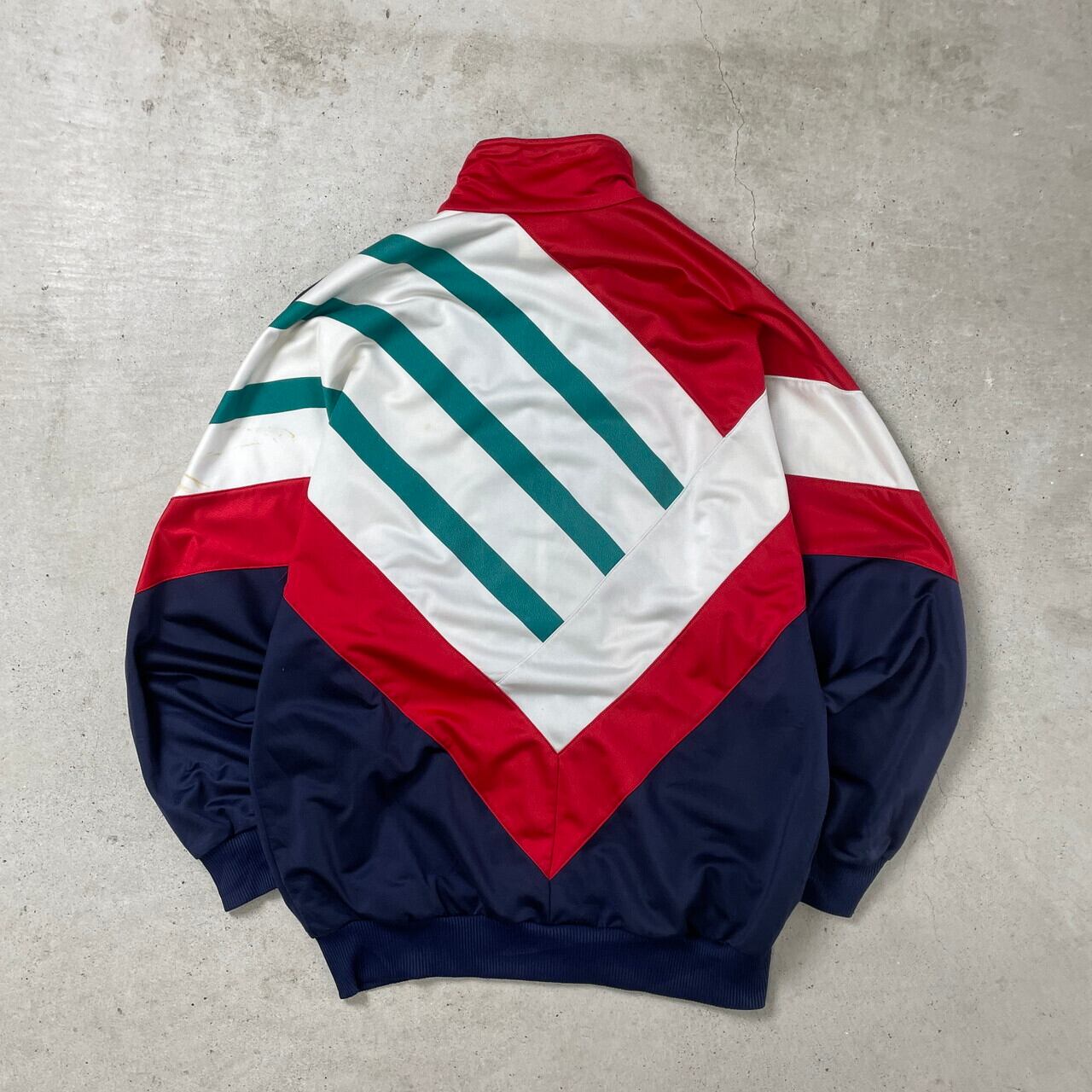 80年代 adidas アディダス トラックジャケット ジャージ メンズL 古着 