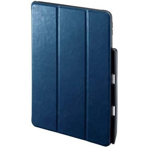 サンワサプライ iPad Air 2019ケース Apple Pencil収納ポケット付き ブルー PDA-IPAD1514BL 105