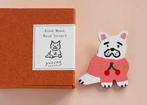 wood objet 原画 ミニブローチ-43