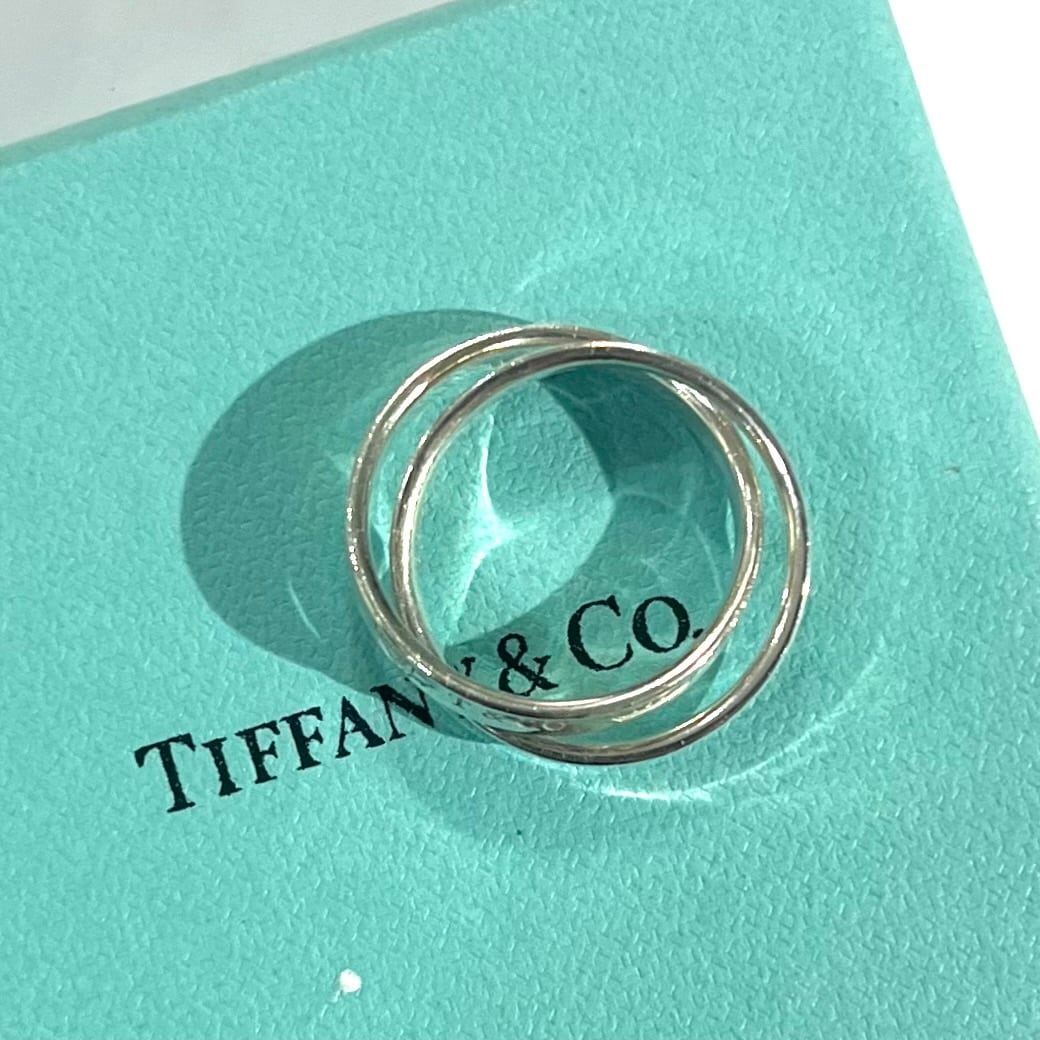 希少【TIFFANY&CO.】2993 1837 名品 インターロッキングサークル