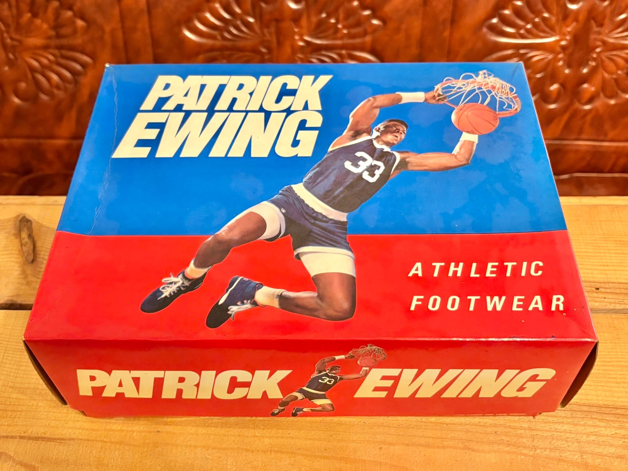 レア　美品　ユーイング　Ewing バスケ リュック　バーガンディ　アメリカ製 PATRICK EWING（パトリック ユーイング）EWING33 H5505 Hi 青 9.5 27.5