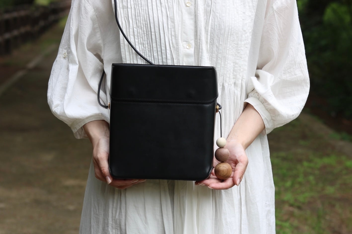 Sarah mu (サラミュー) トート & ショルダーバッグ レザー 本革 撥水レザー ポシェット - Sarah μ（サラミュー） - ショルダーバッグ