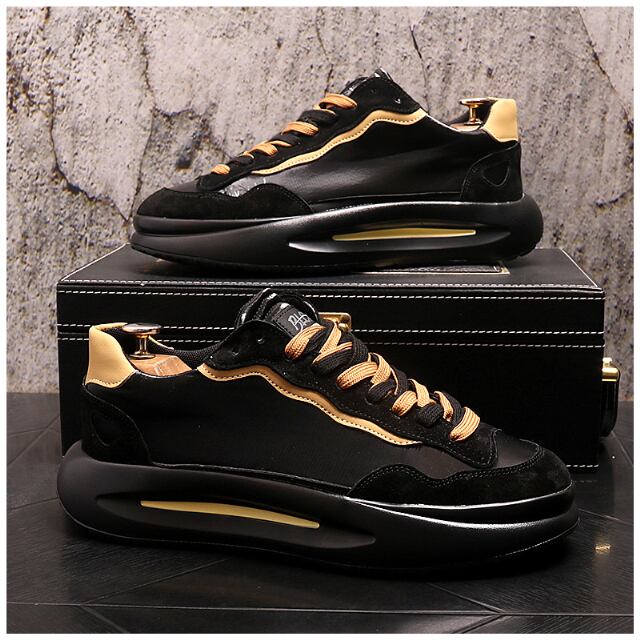 【予約販売】ダッドスニーカー 厚底 メンズ アグリースニーカー 靴 レースアップ レッド グレー ブラック お洒落 カジュアル ストリート 24cm/24.5cm/25cm/25.5cm/26cm/26.5cm