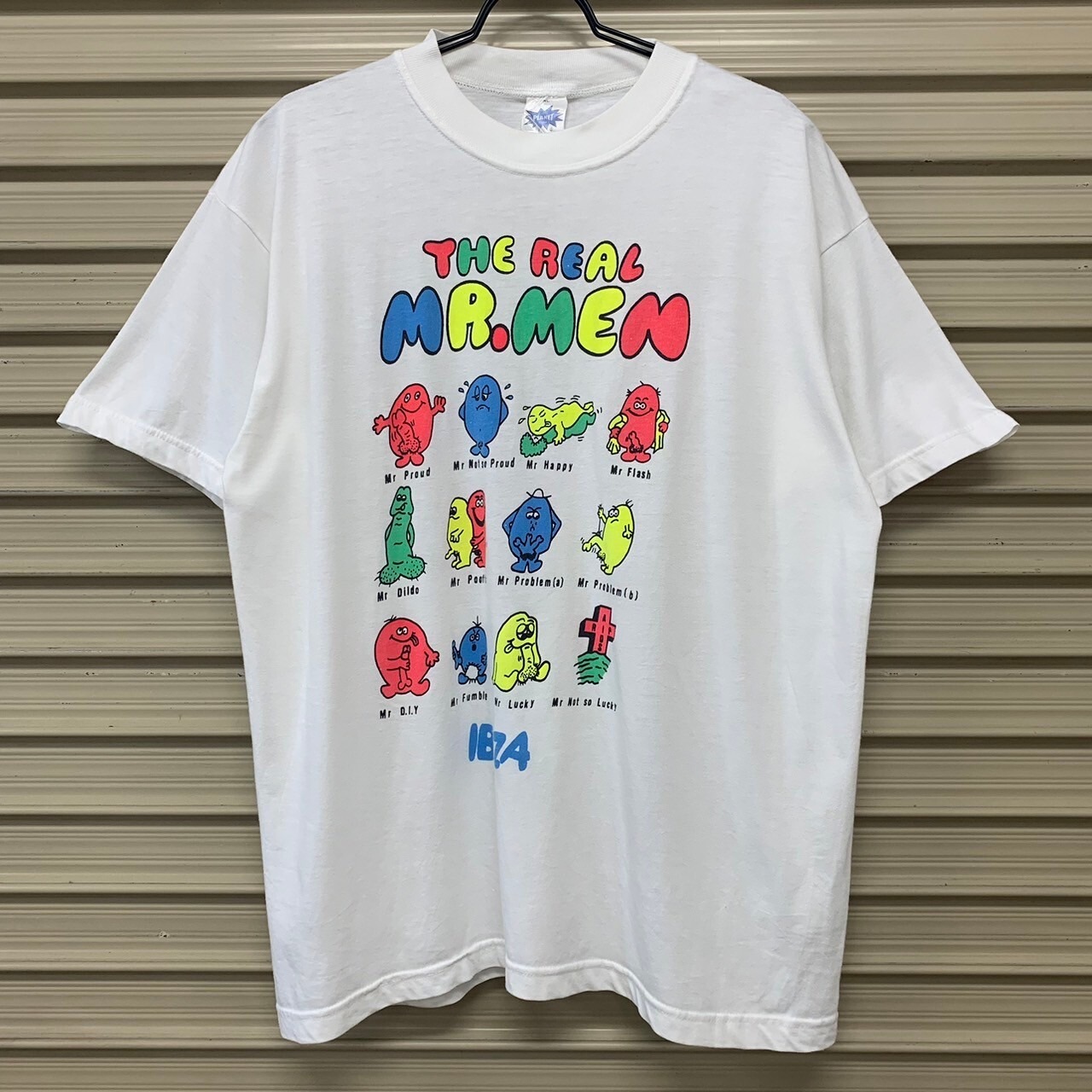エロTシャツ 半袖 Tシャツ ファニー イラスト MR.MEN XL 古着 古着屋 