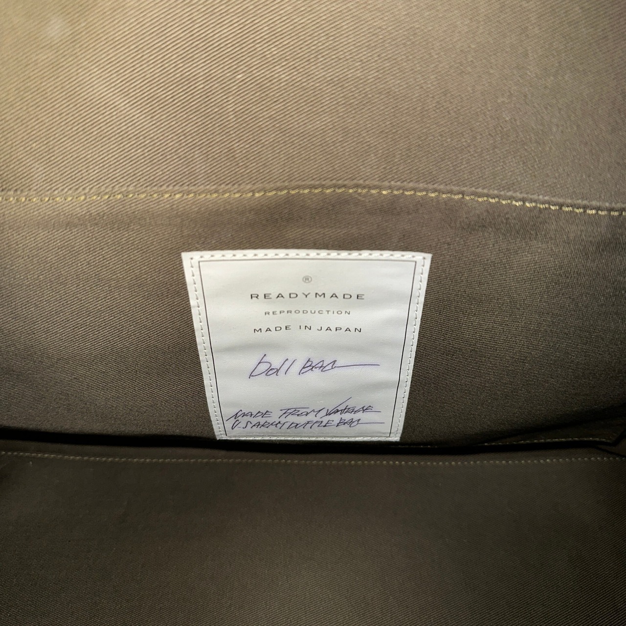 【READYMADE】レディメイド "DOLL BAG A LOVE MOVEMENT" 2WAY ハンドバッグ