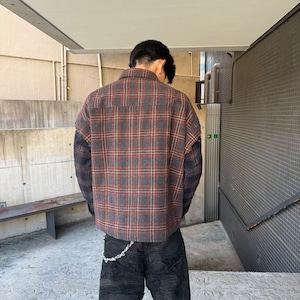 【ARNODEFRANCE】DOUBLE FLANNEL OVERSHIRT