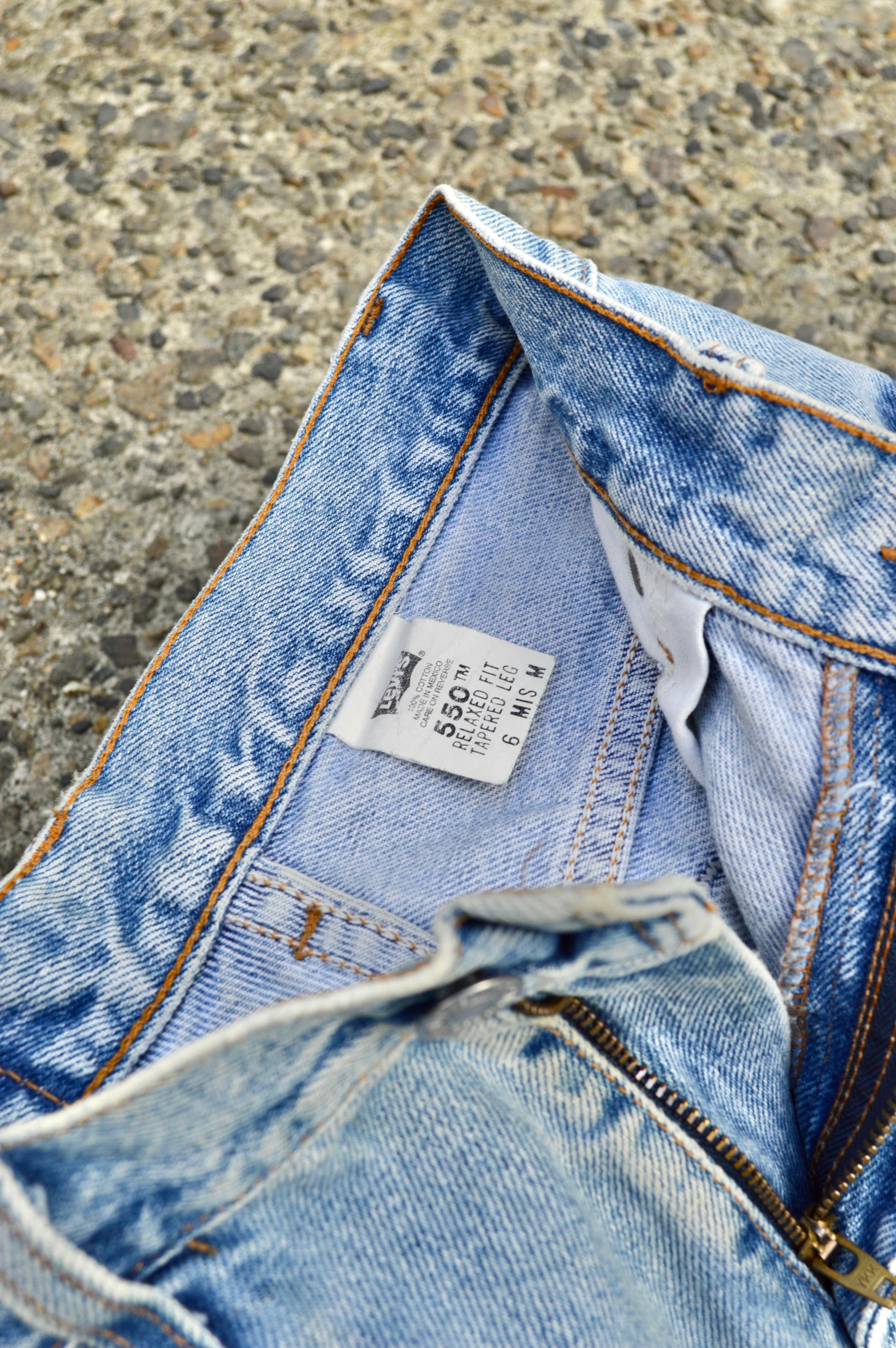 Levi's 550 90s Made in Mexico loose tapered women's size