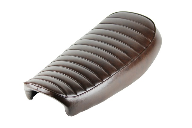 (Custom model)・GOODSEAT "SLENDER" Tuckroll (GENTLE BROWN) SR400 (78-08YEAR)