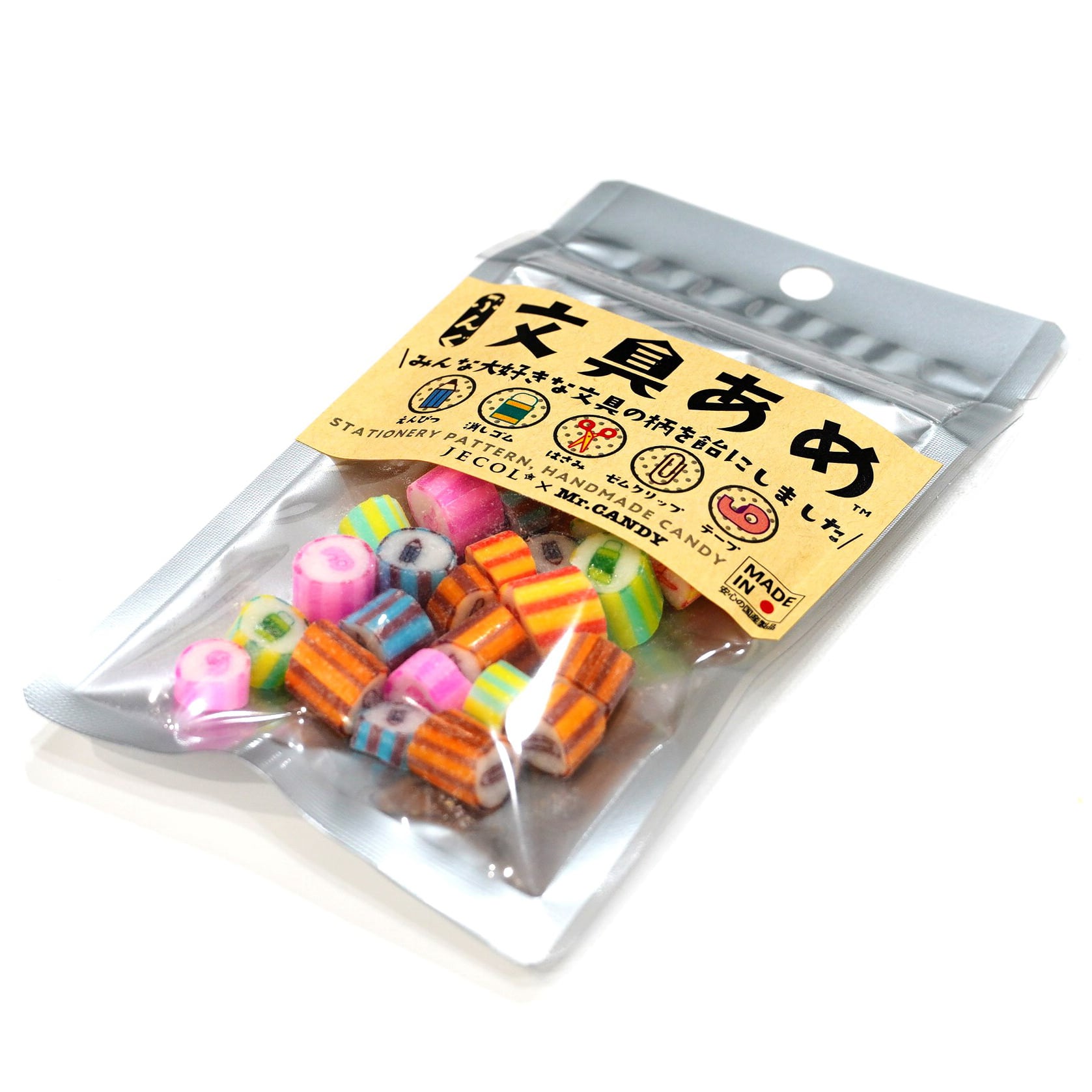 あめ 文具あめ™ BA-01 ｜みんなが大好きな文具の柄を飴にしました！ | JECOL