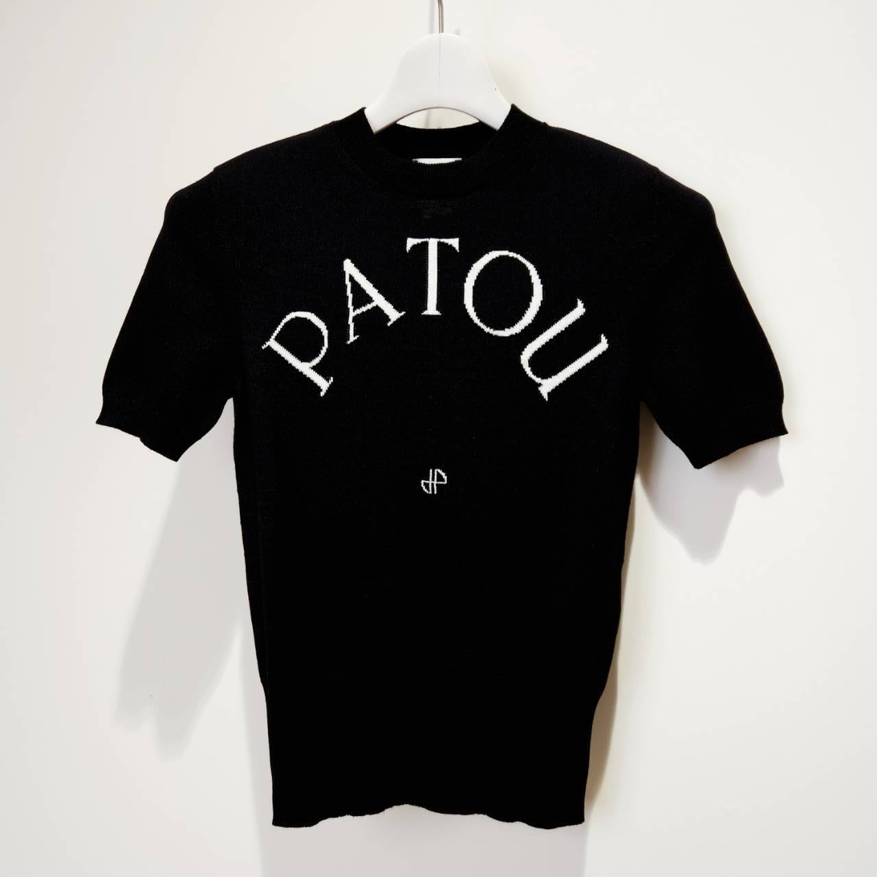 Patou ecoフレンドリーコットンブレンド ジャガードニットトップ SALE 