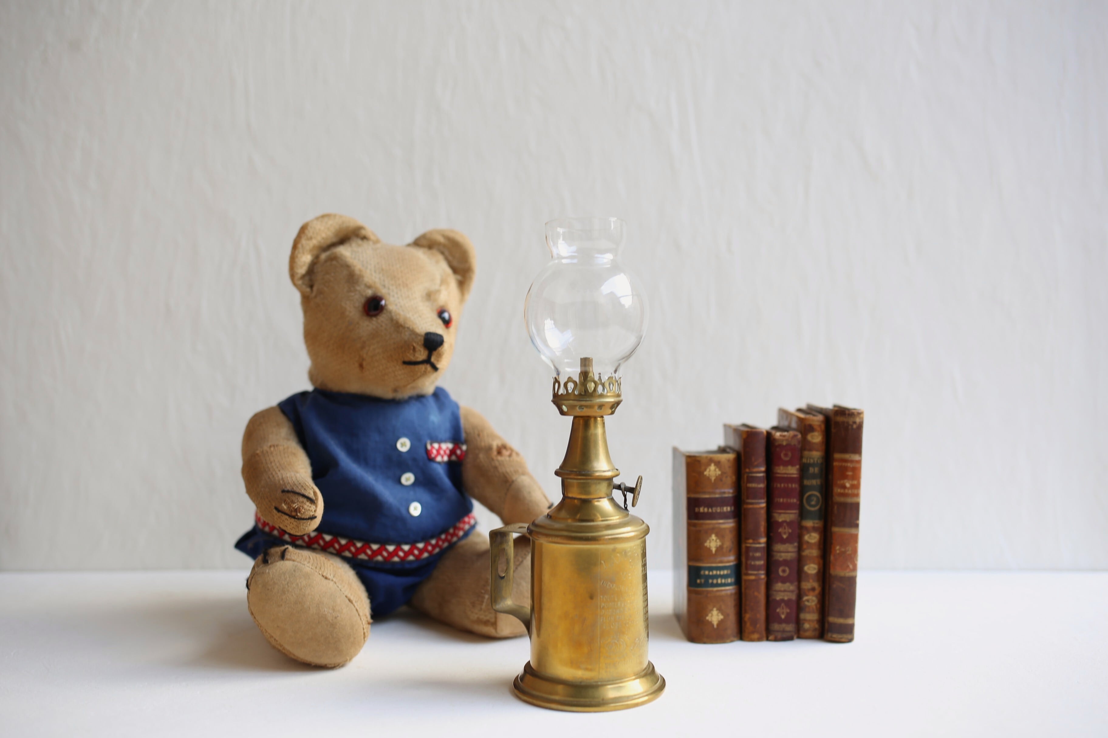 フランス アンティーク ヴィンテージ LAMPE PIGEON ピジョンランプ 観賞用 N-05776