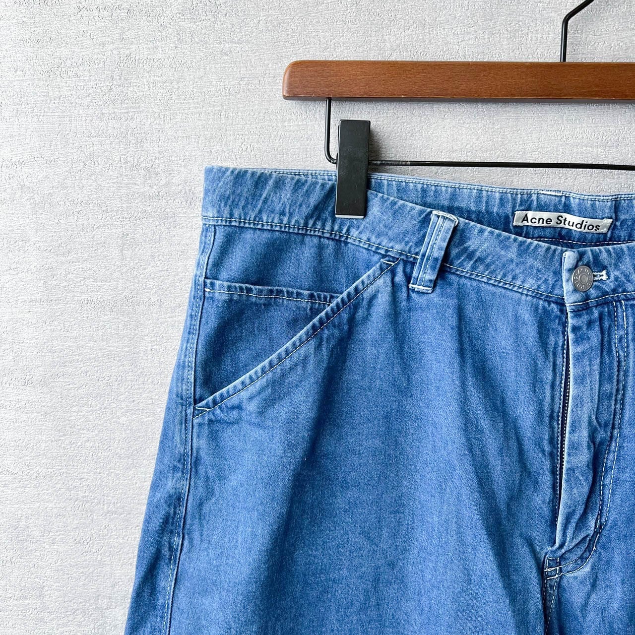 USED] Acne Studios ALLAN SHORT DENIM PANTS PSS18 | double