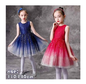 キッズドレス ワンピース 女の子 2色 110-180㎝ 発表会 お姫様 かわいい プリンセス  26LT982