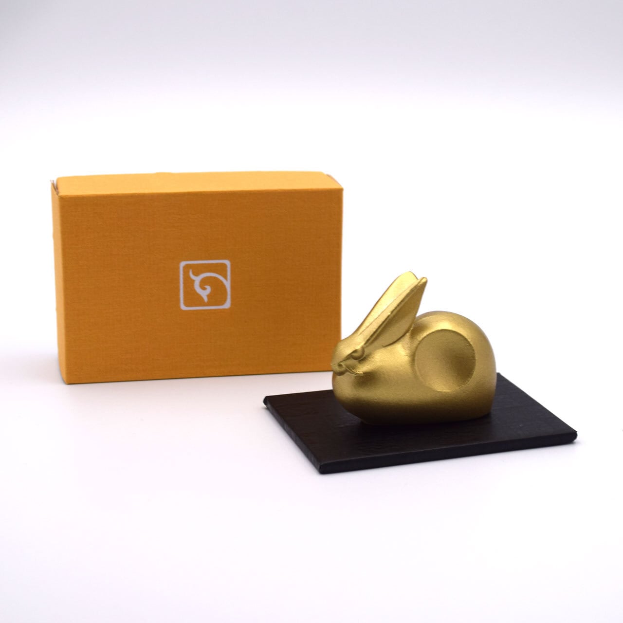 十二支をモチーフにした金属製の置物》干支 卯（うさぎ）｜銀雅堂