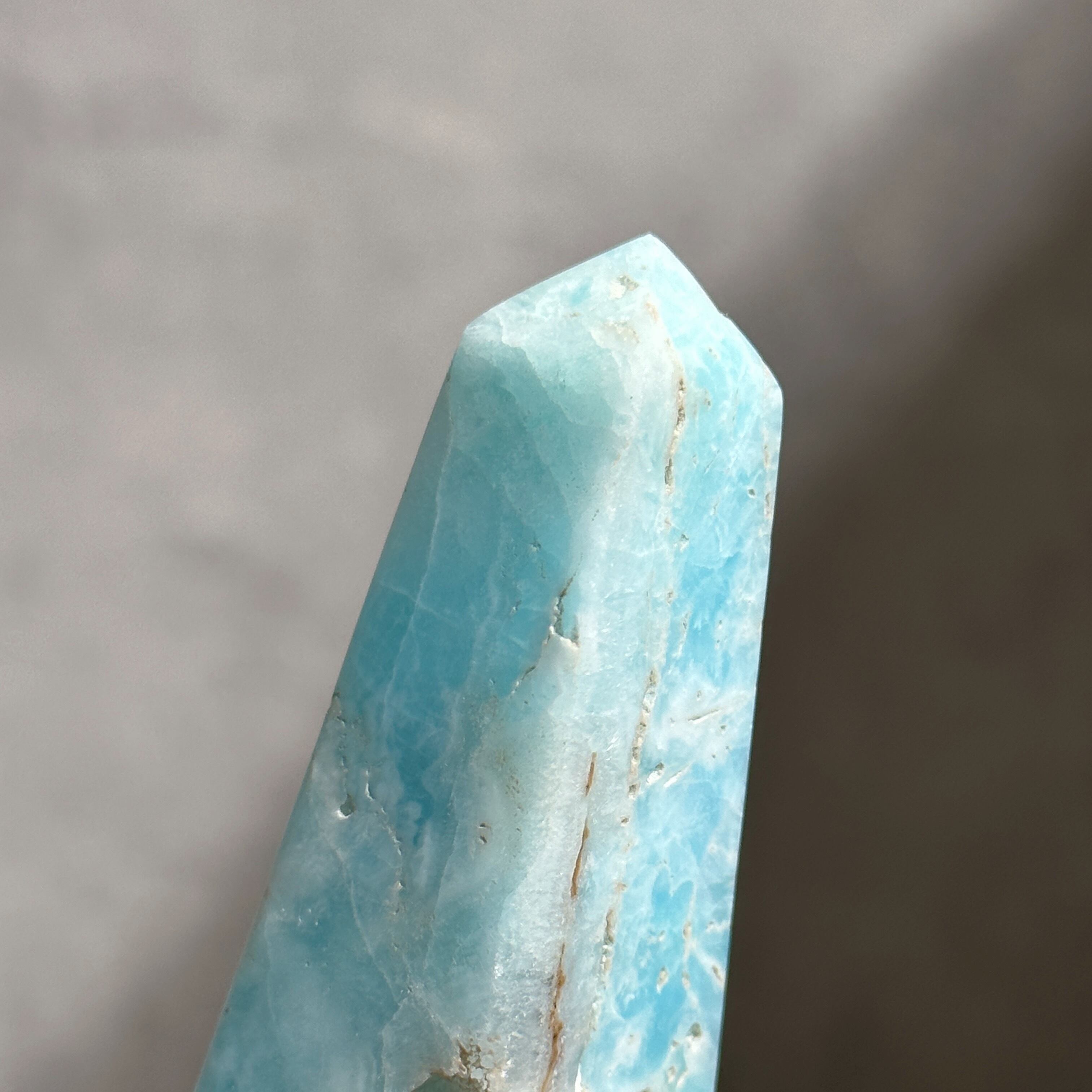 高品質】ブルーアラゴナイト タワー22◇Blue Aragonite◇天然石・鉱物