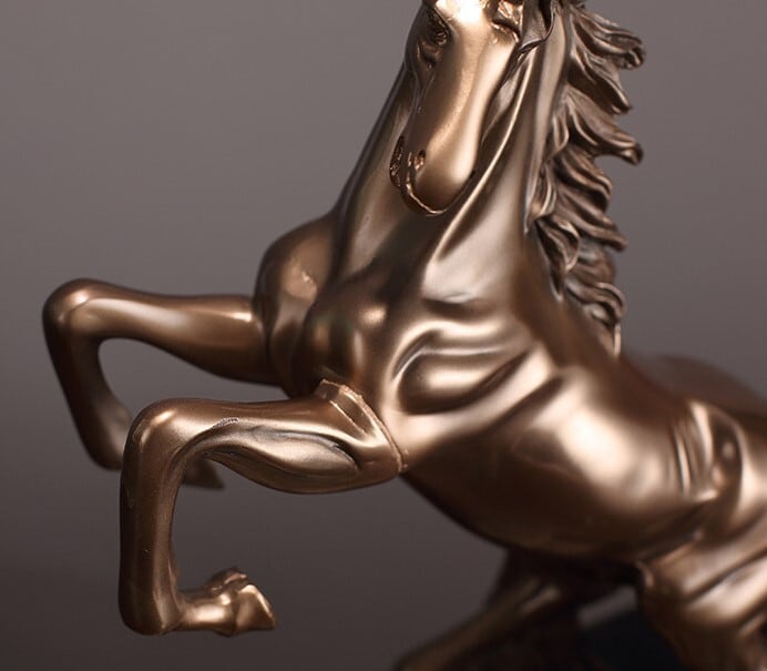 ブロンズ風 馬の彫刻オブジェ | Russel 海外インテリアセレクトショップ