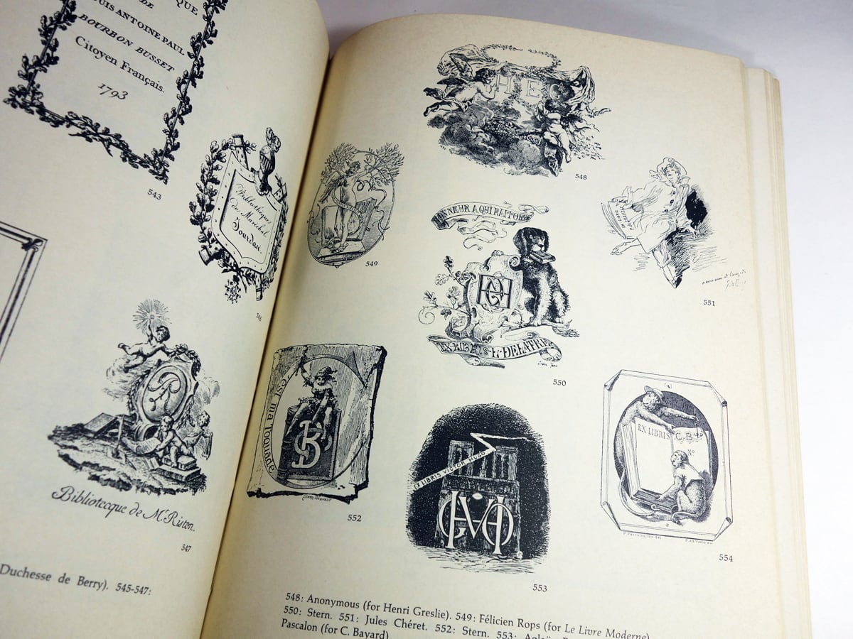 A Treasury of BOOKPLATES（蔵書票デザイン集：Fridolf Johnson 著