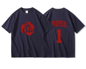 【トップス】ROSE バスケットボール半袖Tシャツ 2201171500Y