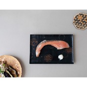 【角皿(大)】雪輪  Square dish, size L