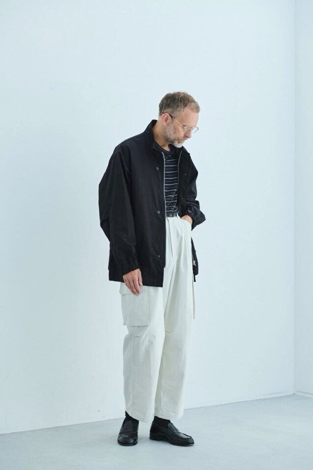 STILL BY HAND / Stand Collar Blouson | REMIX-men