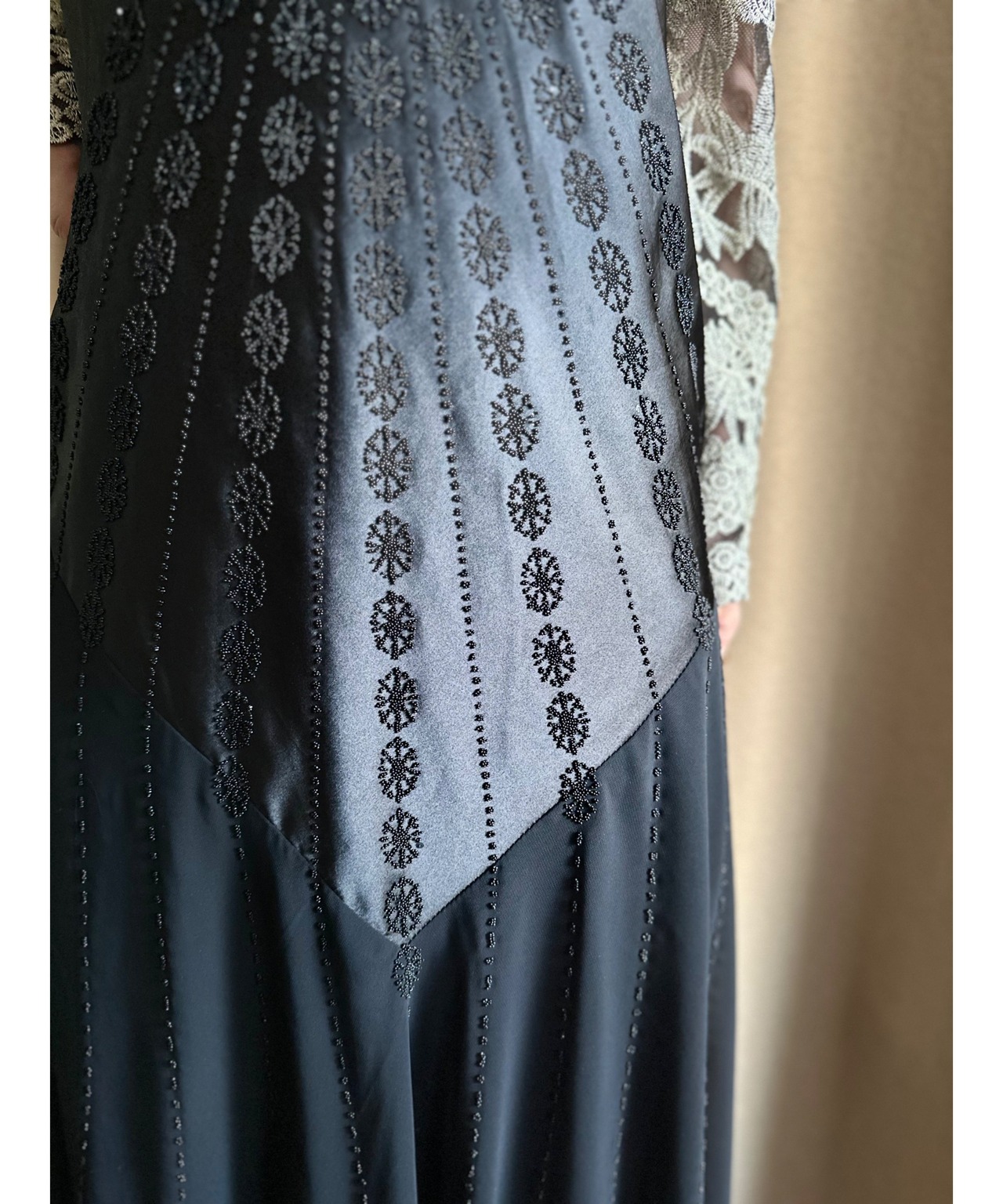MADE IN U.S.A. black maxi dress-3909-12