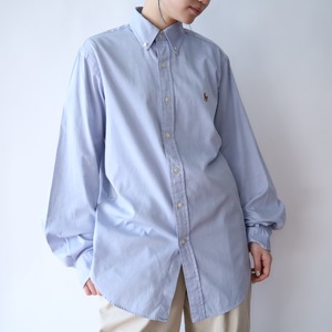 90s' " Ralph Lauren " over silhouette logo design shirt