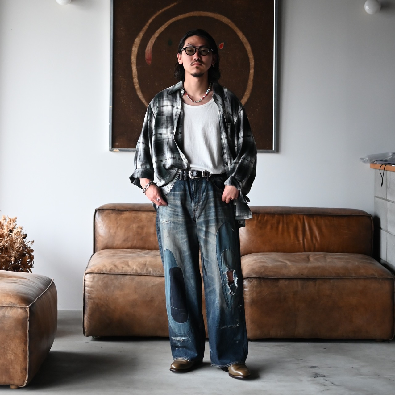 ANACHRONORM / REMAKED WIDE 5P DENIM PANTS