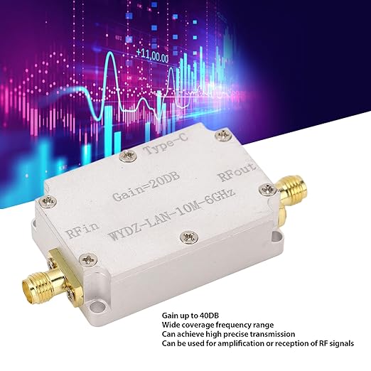 Jeffergarden RF アンプ低ノイズアンプ 40DB ゲイン 10M に 6GHz 正確