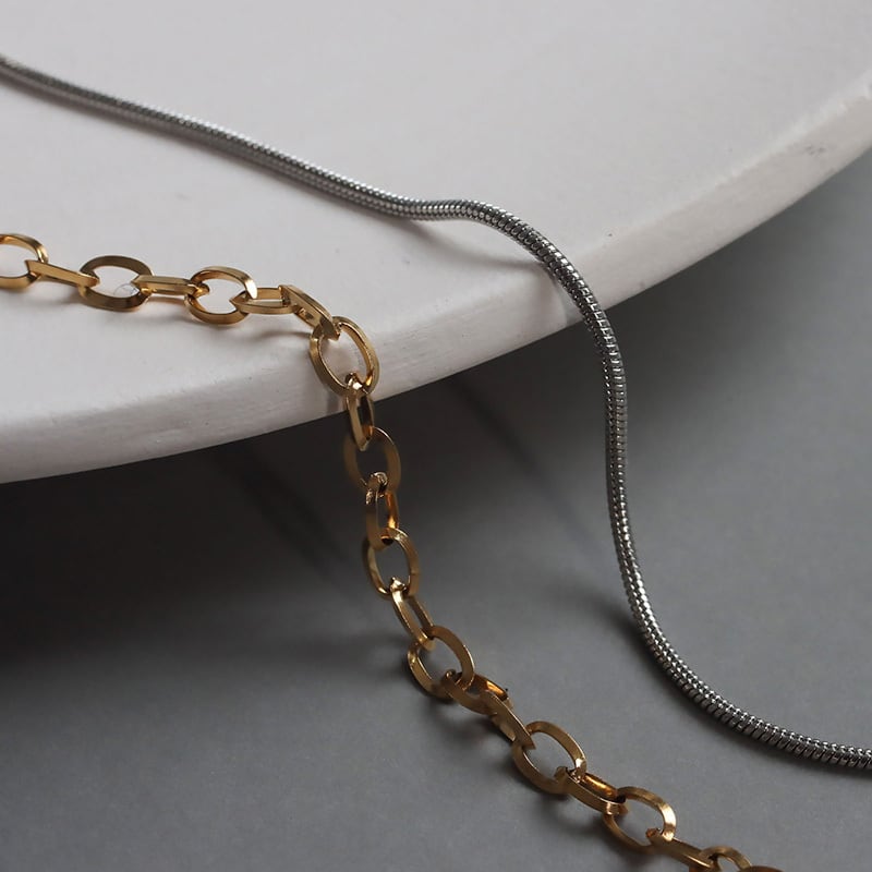 ネコポス便】金属アレルギー対応 2way ミックスカラー マンテル