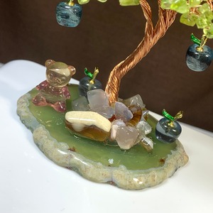 M2.くまちゃん×青いリンゴがなるペリドットツリー