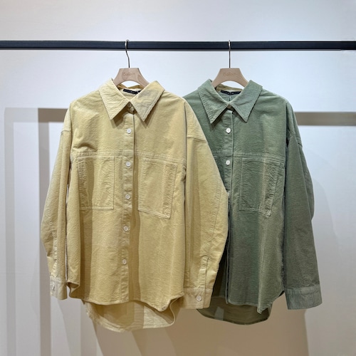 ソフトコーデュロイバレルシャツ