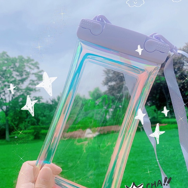 サブカル 服 地雷系 通販 防水ケース スマホケース 透明 密閉 海水浴 プール