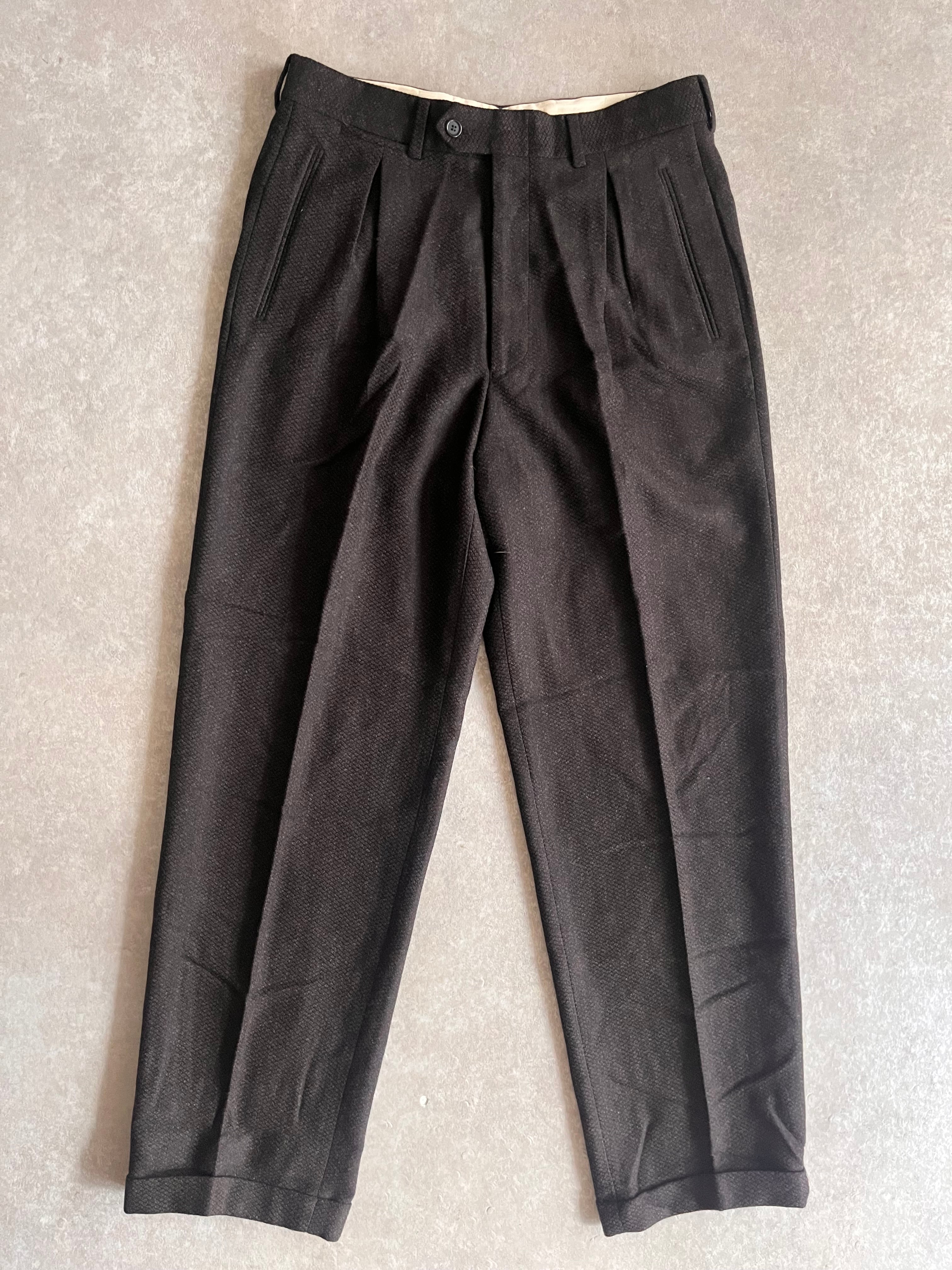 1990s Giorgio Armani Wool Slacks W33 L31 Made in Italy H752
