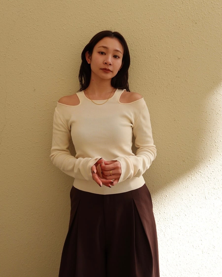 【quūi 】quui　back cross satin camisole quūi