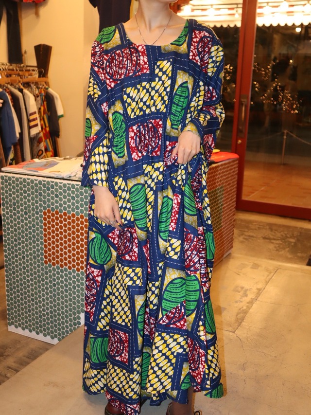 african batik dress【5692】