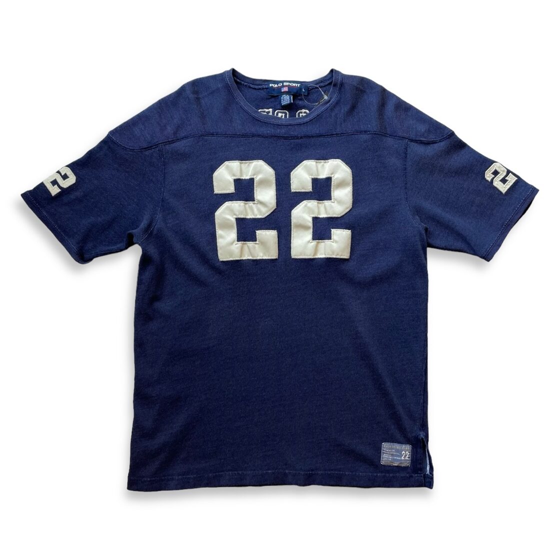 90s POLO SPORT(ポロスポーツ) Football Tee フットボール Tシャツ 