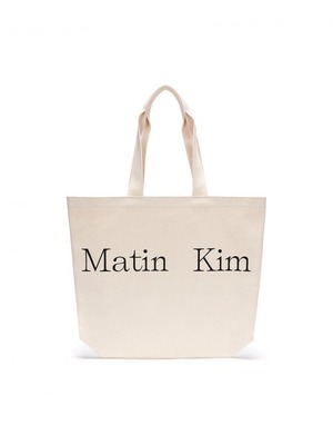 [MATIN KIM] MATIN LOGO ECOBAG IN IVORY